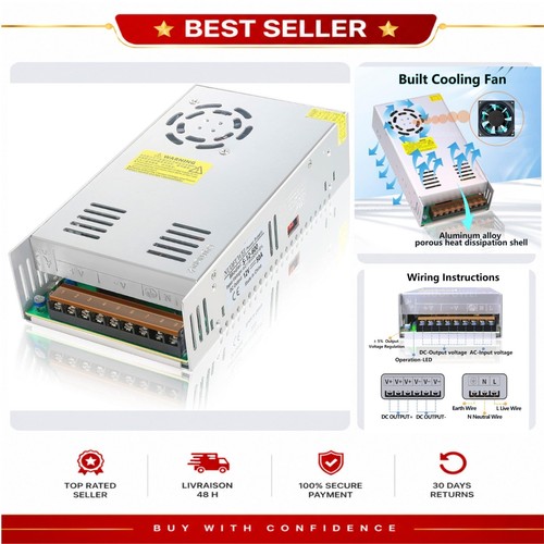 Alimentation 12v 50a 600w - alimentation,