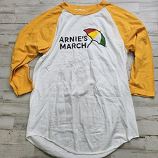 Arnie's March Arnold Winnie Palmer Bay Hill Raglan T-Shirt MED Umbrella Logo Tee