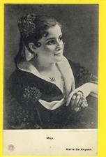 Old postcard very rare ART PAINTING PAINTING MAJA by Marie de KEYSER 1883 BELGIAN artist