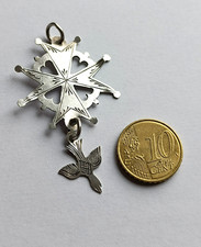 Croix huguenote argent