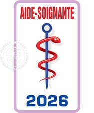 Caducée Aide soignante 2026
