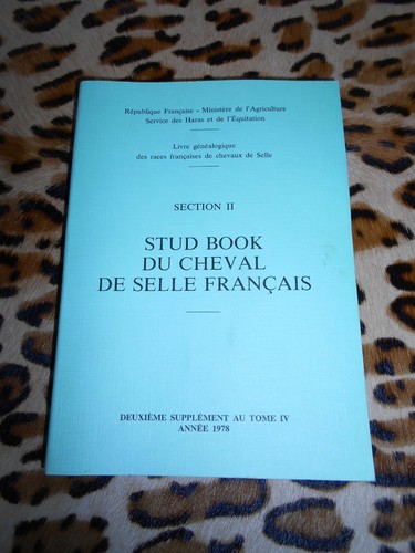 Stud book cheval selle - stud,