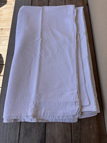 Drap lin brodée - drap, s