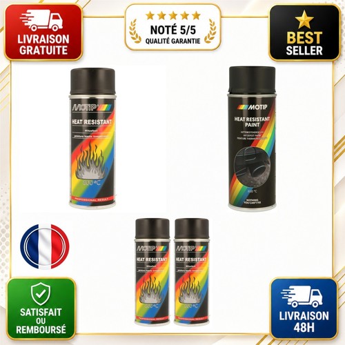 Motip peinture bombe noir mat - peinture,