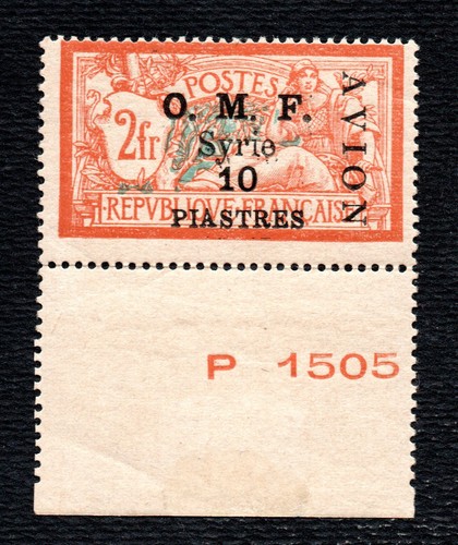 Colonies françaises syri - syri, pa