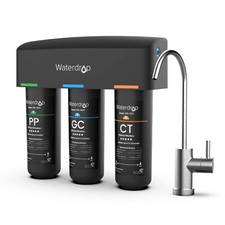 Waterdrop TSB 3-Stage High Capacity Under Sink Water Filter, Reduces PFAS/PFOA
