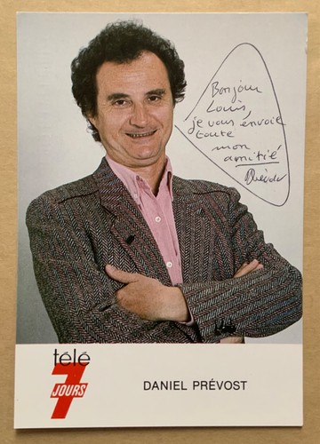 Ancienne photo avec autographe