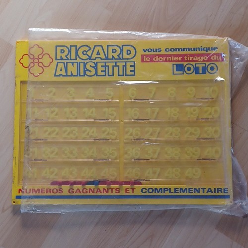 Ricard anisette grille loto - anisette,