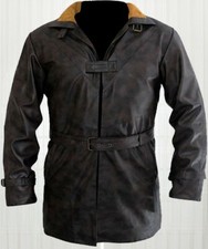 Manteau veste en cuir