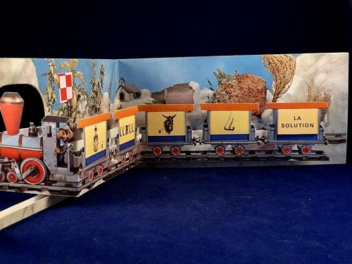 Ancienne carte animé relief