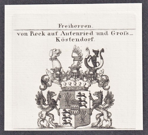 Reck autenried blason - reck,