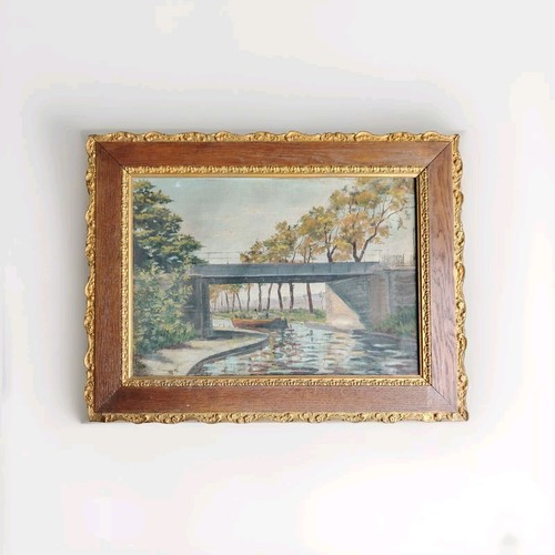 Jolie peinture canal de - jolie,