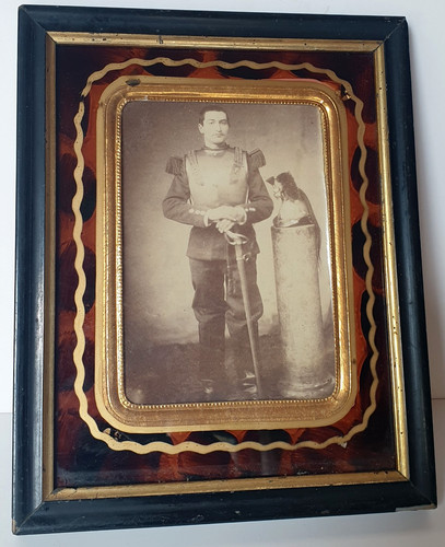Photo ancienne encadrée - ,