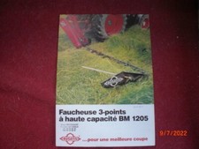 ANTIQUE BUSATIS BM 1205 BLADE MOWER ADVERTISING PROSPECTUS