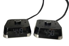 Set 2 Brandstand CubieTime BPECT Hotel Alarm Clock w/2 USB & 2 Outlets *VIDEO!*