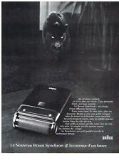 1972 BROWN SYNCHRON ADVERTISEMENT the new razor