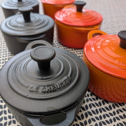 Lot mini cocottes creuset - 6, mini-cocottes