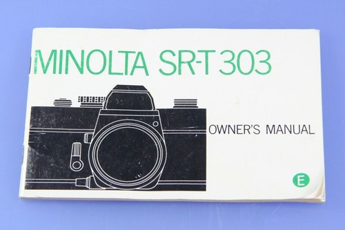 Instructions minolta 303 - instructions,