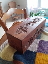 BOITE COFFRET BOIS COUTURE