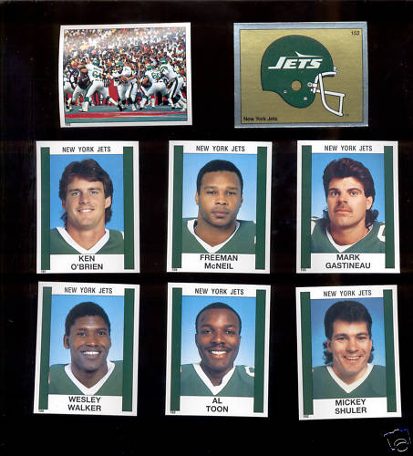 1988 panini new - new, jets