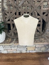 Men’s Vintage Tailor Dress Form Mannequin Bust Chest No Stand