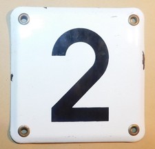 ANCIENNE PLAQUE ÉMAILLÉE 