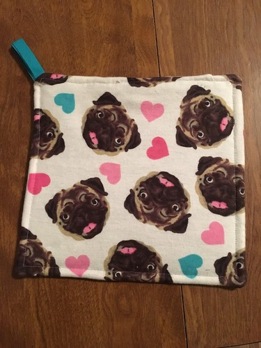 Pug hot pad pot - pug, holder