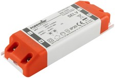 Poppstar Transformateur 220V AC/12V DC 1.66A jusqu'à 20W, Ballast 12V pour LED