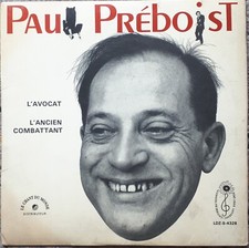 PAUL PREBOIST L'avocat / L'ancien Combattant 25CM Chant du Monde LDZ-S- 4328