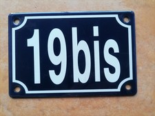 ancienne plaque émaillée  de