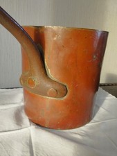 XIÈME Siècle 18,5cm/3,3Kg Ancienne Casserole À Sauce En Cuivre French Copper Pan