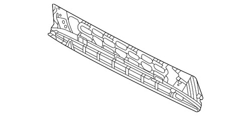 Genuine audi lower grille - lower,
