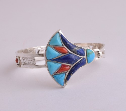 Bracelet égyptien argent - bracelet,