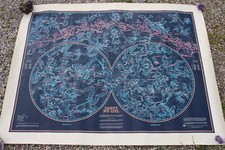 Affiche vintage Carte du Ciel