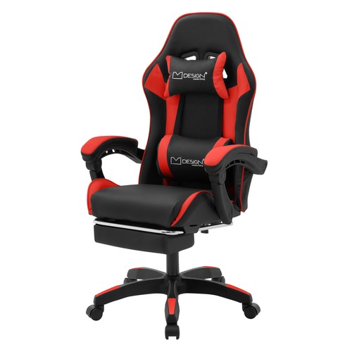 Chaise gaming noir - , rouge