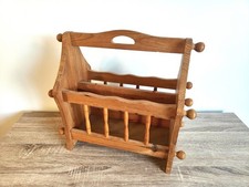 Porte Revue En Bois Massif Porte Journaux Vintage