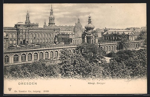 Carte postale dresde chenil - postale,