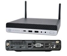 HP EliteDesk 800 G4 Mini PC 35W 256/512GB NVMe SSD i5 i7 16/32/64GB RAM WiFi
