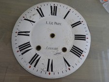 OLD D CLOCK DIAL PENDULUM OX EYE COMTOISE CLOCK UHR MOVEMENT 24.5