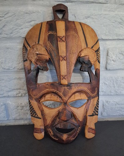 Masque africain bois - masque,