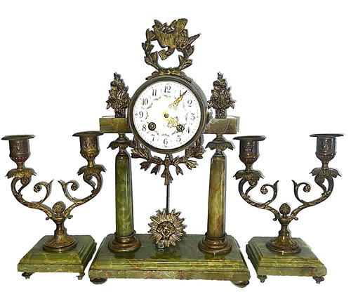 Garniture cheminée style - garniture, de