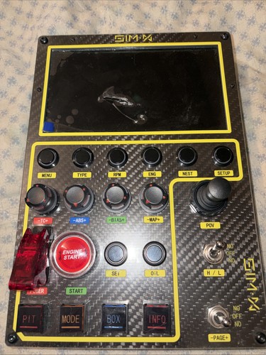 Simx sim racing - button, new