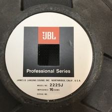 JBL 2225 J 15 inch 16 Ohm