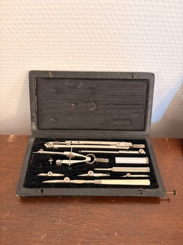 Ancien coffret compas - coffret, de