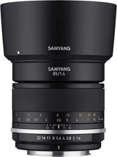 Samyang MK2 85mm F1.4 Weather Sealed Telephoto Lens for Canon EF