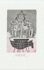 Original etching Art Print by NOVAK MICHAL / Czechia