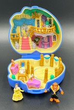 Polly Pocket Disney Beauty & The Beast Compact Playset Complete 1995 See Pics