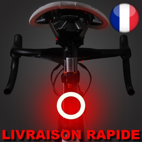 Feu arrière led vélo usb - led,