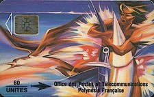 French Polynesia - Rêve à l’Espadon 60u - SC5 02/93 matte front / green back