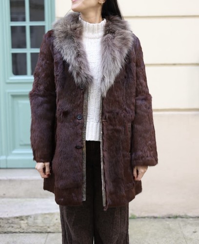 Manteaux fourrure vintage - manteaux,